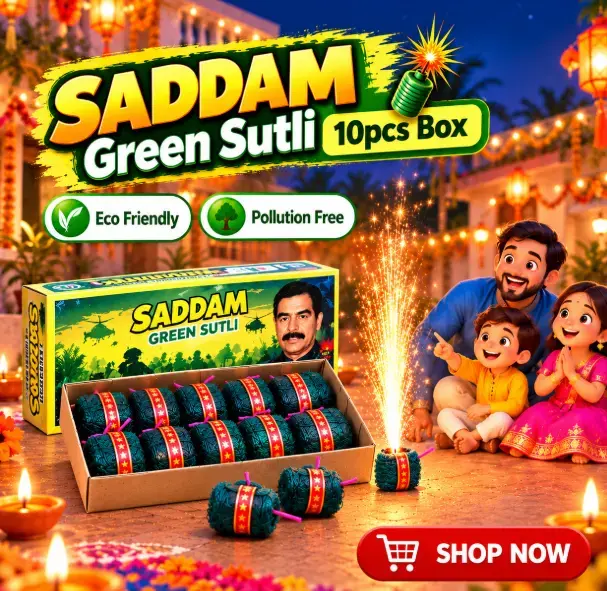 Saddam Green Sutli 10pcs Box