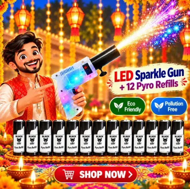 1 LED Gun + 12pcs Refills