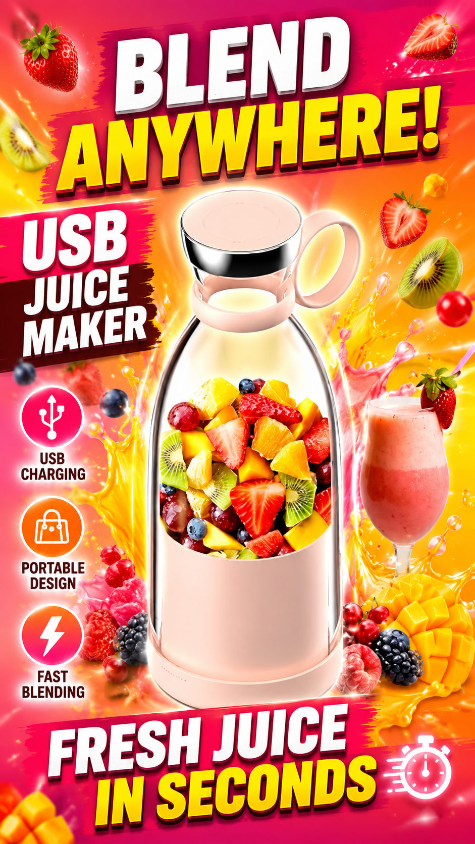 Electric USB Juice Maker