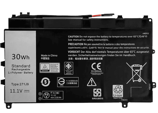 Battery for Dell 271J9 – 0GWV47, Latitude 7350, P58G001 Laptops (2200mAh, 3-Cell)
