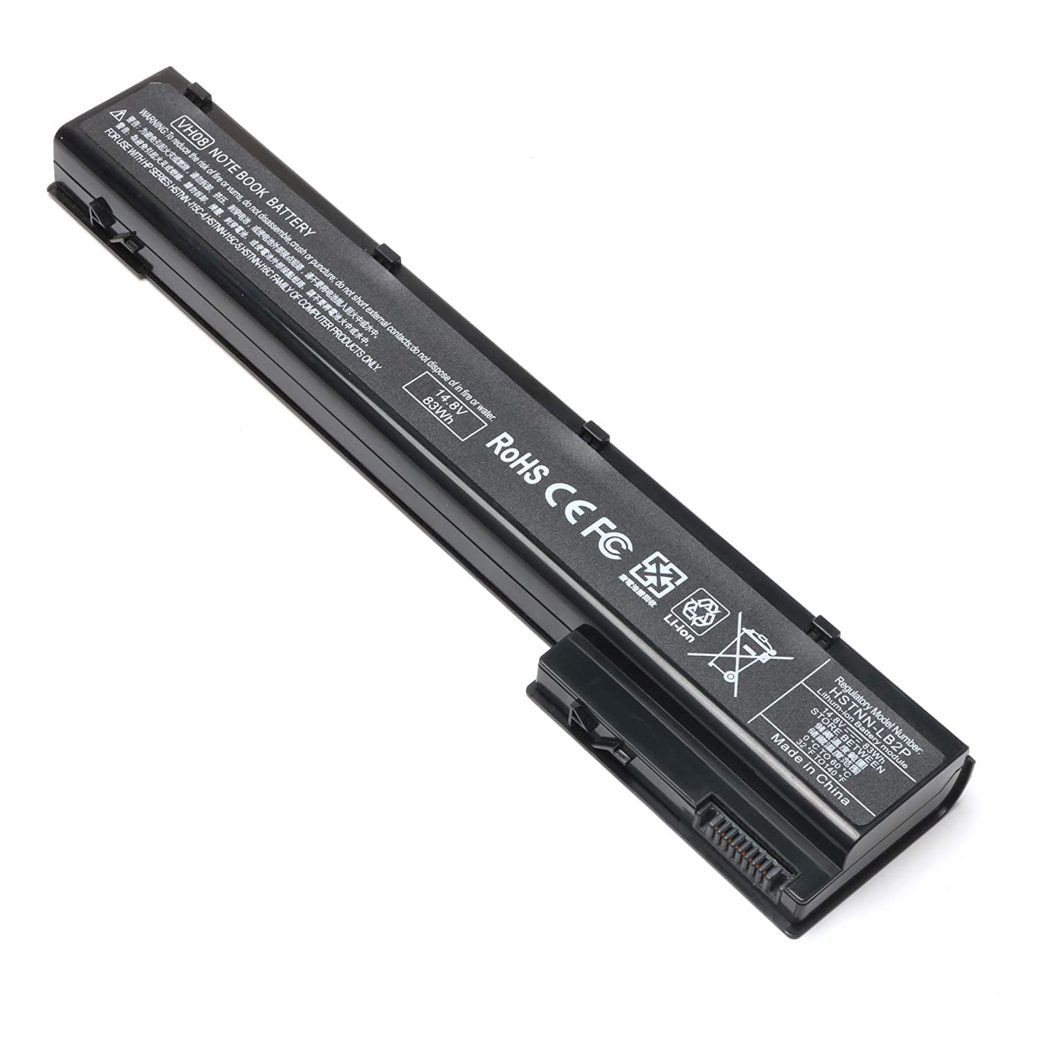 Compatible Battery for HP 8560W – 8770w, 8760w, 8570w Laptops (4000mAh, 8-Cell)