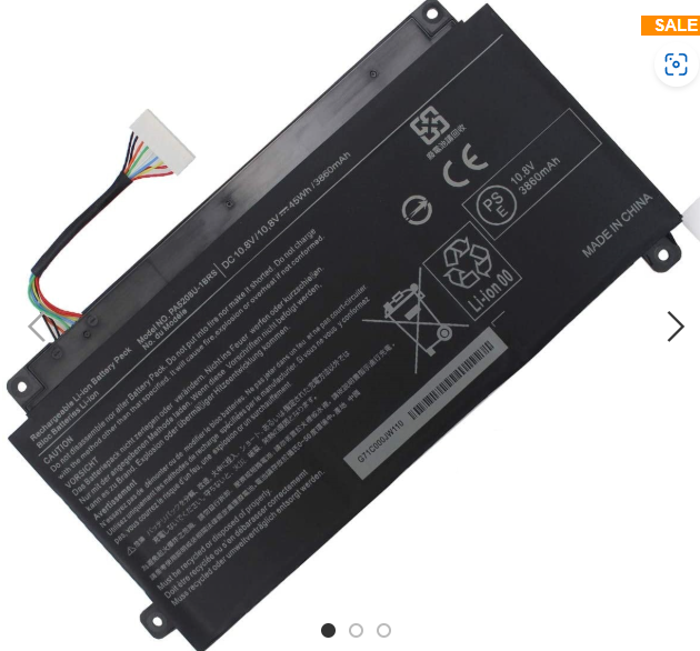 Toshiba Laptop Battery 34000mAh, 3-Cell High Quality Compatible for Toshiba PA5208U-1BRS – Chromebook CB35series, Satellite E45W Laptops