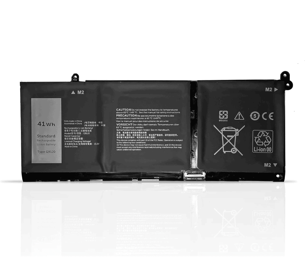 Battery for Dell G91J0 – Dell Inspiron 14 5418, 5425, 5620, 3525, 5415 Laptops (3300mAh, 3-Cell)