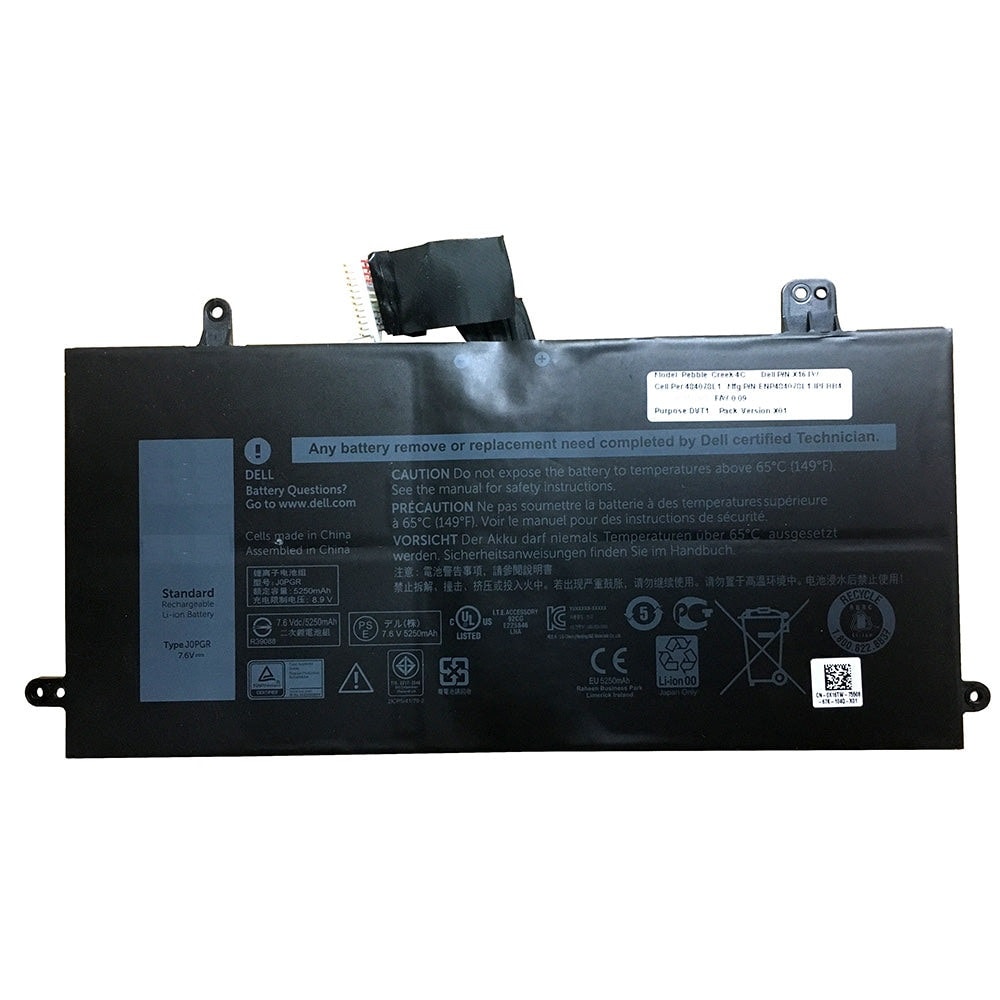Compatible Battery for Dell JOPGR – B102286-0001, 1WND8, Latitude 12 5285 Laptops (4800mAh, 4-Cell)