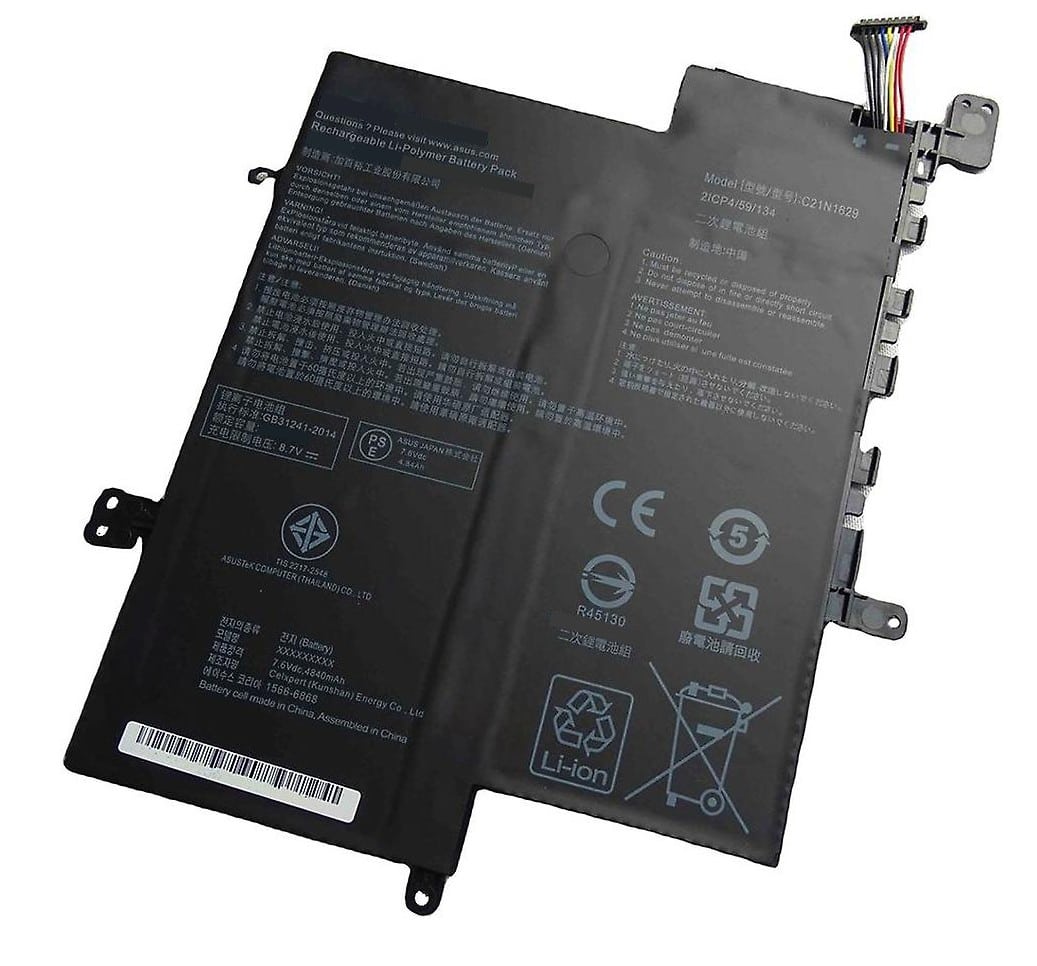 Asus Laptop Battery 3800mAh, 2-Cell High Quality Compatible for Asus C21N1629 – Asus VivoBook E12 E203NA Series Laptops