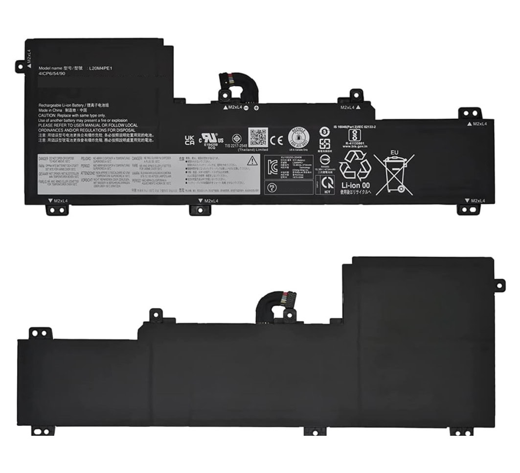 Lenovo Laptop Battery 4650mAh, 4-Cell High Quality for Lenovo L20M4PE1, IdeaPad 5 Pro 16ACH6, 16ARH7, 16IHU6, YOGA SLIM 7 PRO 16ACH6, 16IAH7 Series Laptops