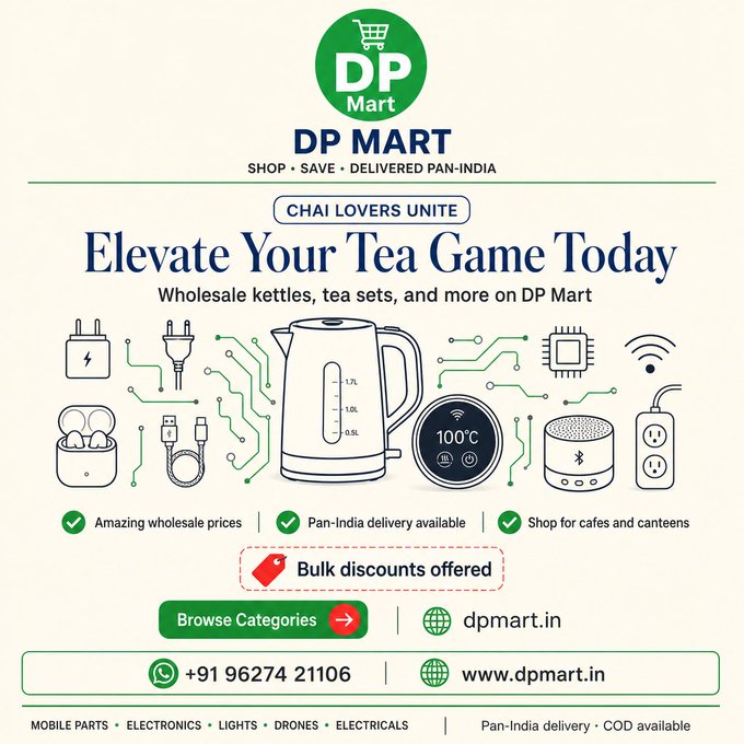 Happy International Tea Day! Wholesale Tea Sets & Kettles Starting at Best Prices ☕