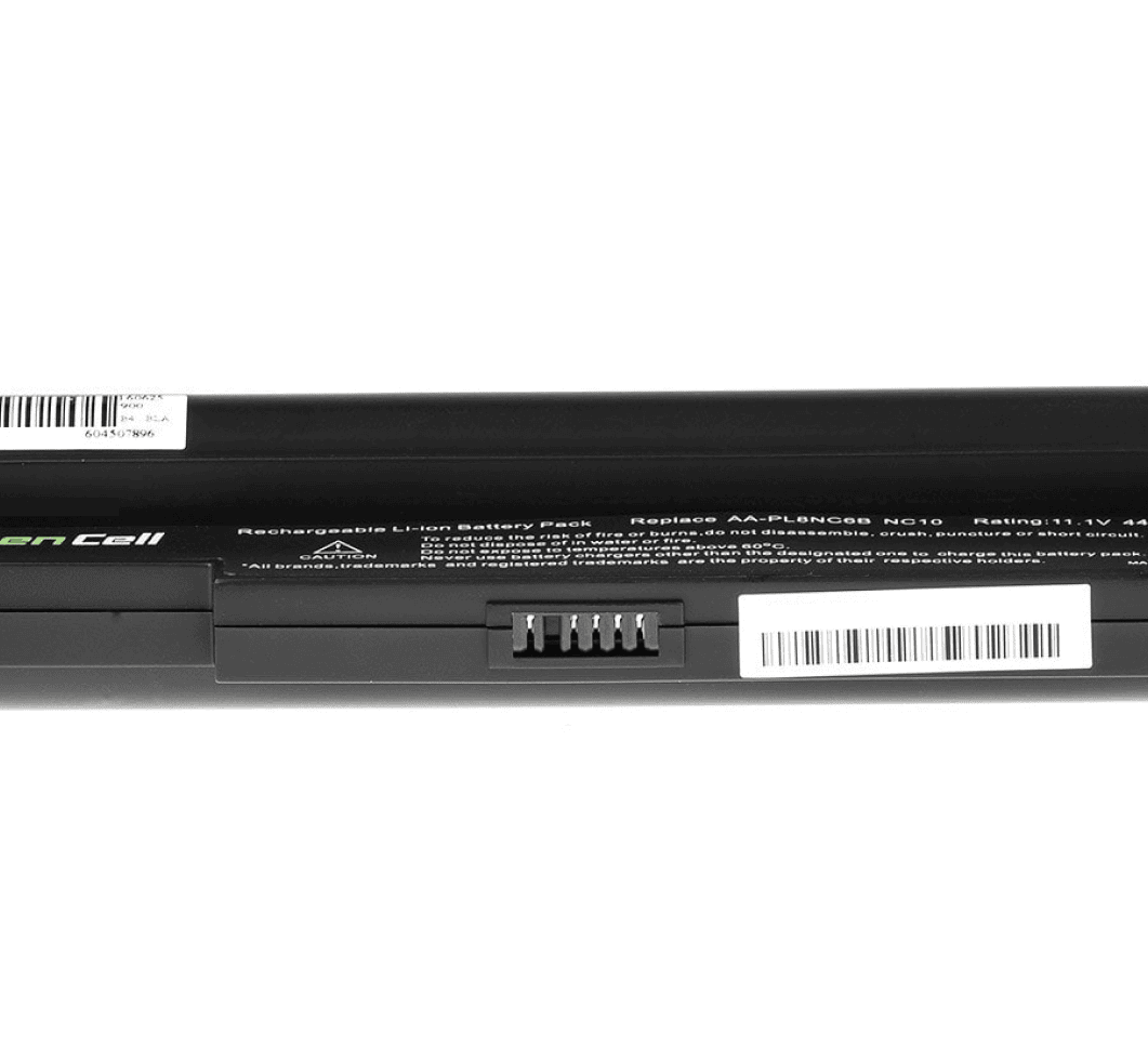 Compatible Battery for Samsung NC10 – NC10-11GP, NC10-KA03, NC20-KA01 Laptop (4000mAh, 6-Cell)
