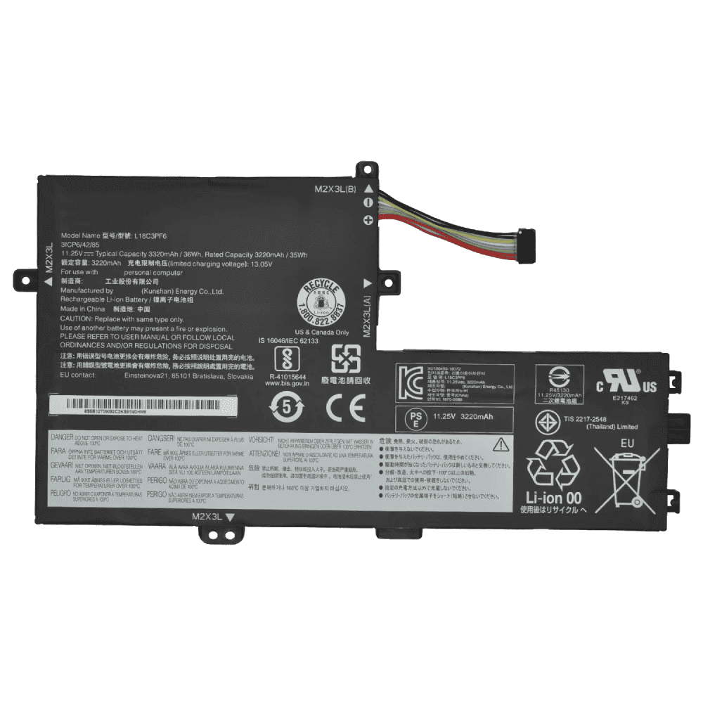 Compatible Battery for Lenovo L18C3PF7 – L18M3PF6, L18L3PF2, Lenovo Xiaoxin 14, 15, C340-15 S340-14 S340-15 (4500mAh, 3-cell)