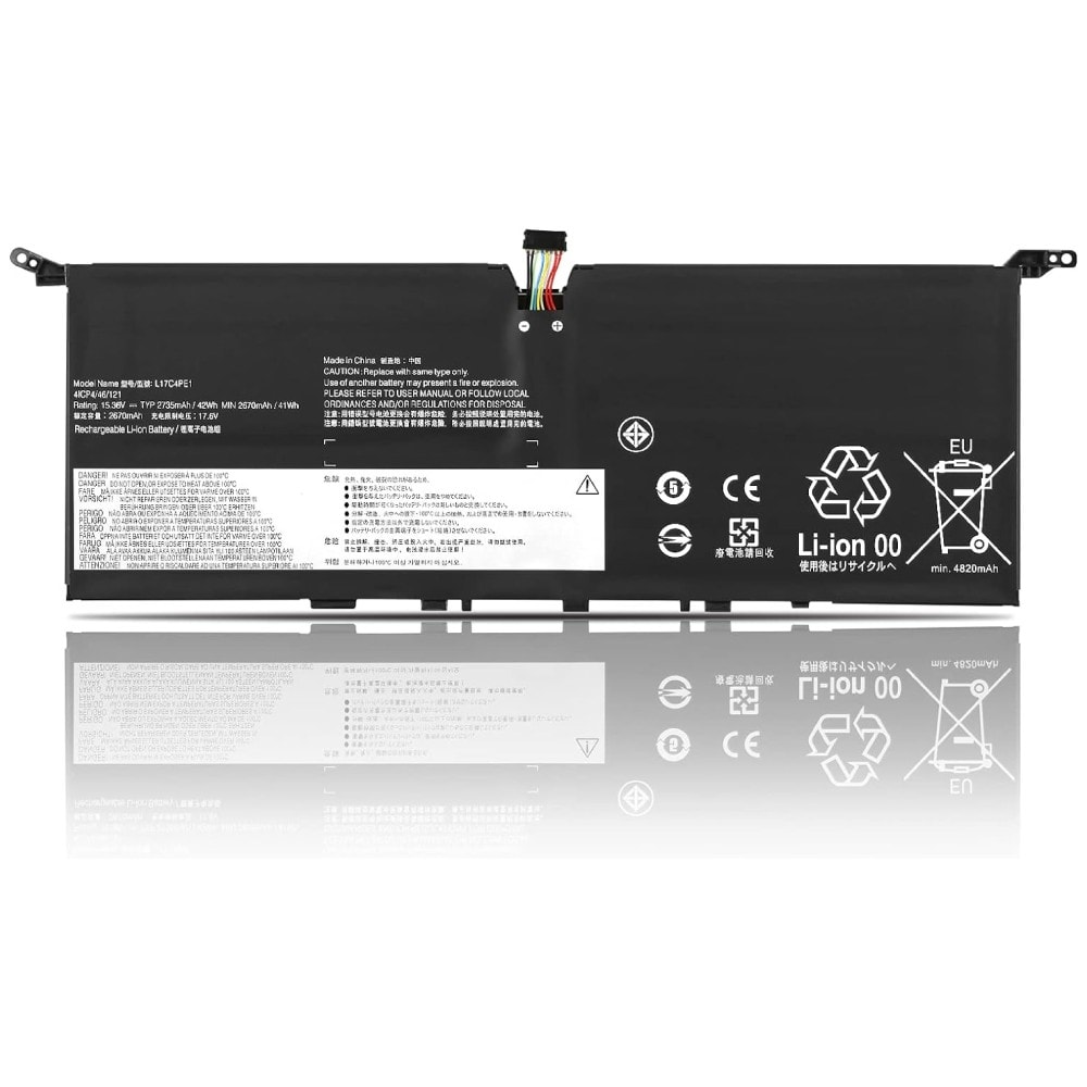 Lenovo Laptop Battery 2600mAh, 4-Cell High Quality for Lenovo L17C4PE1 – Lenovo YOGA S730-13IWL-81J00029GE, GGE, WGE, QGE Laptops