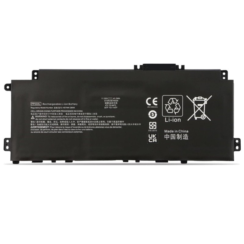 Battery for HP PP03XL – HSTNN-LB8S, L83393-005, HP Pavilion 13-BB0004UR, DV0028NE, Laptops (3400mAh, 3-Cell)