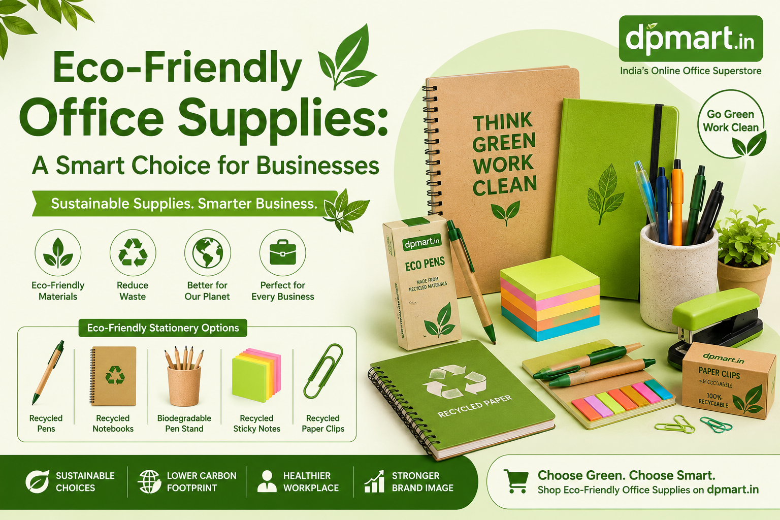 Eco-Friendly Office Supplies: A Smart Choice for Businesses