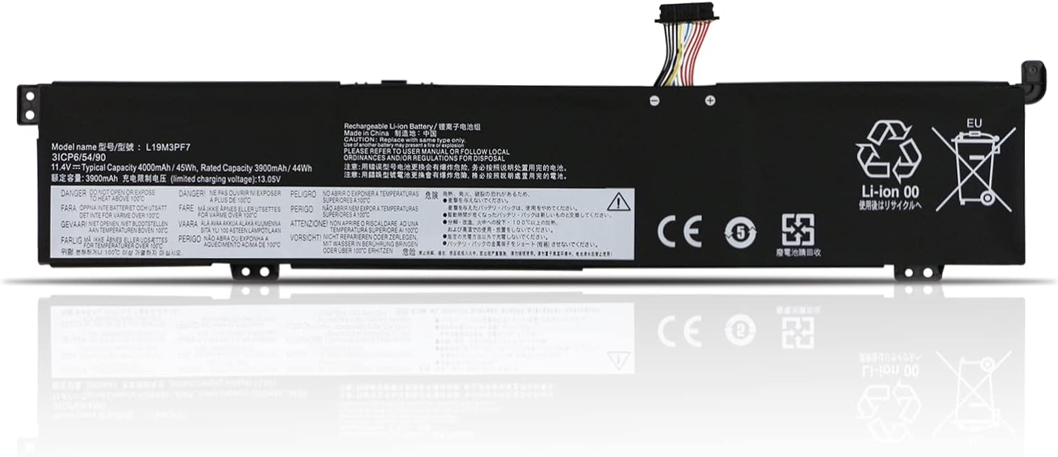 Battery for Lenovo L19L3PF3 – Lenovo IdeaPad CREATOR 5 15IMH05-82D40008FR, 82EY00UHAX Laptops (4100mAh, 3-Cell)