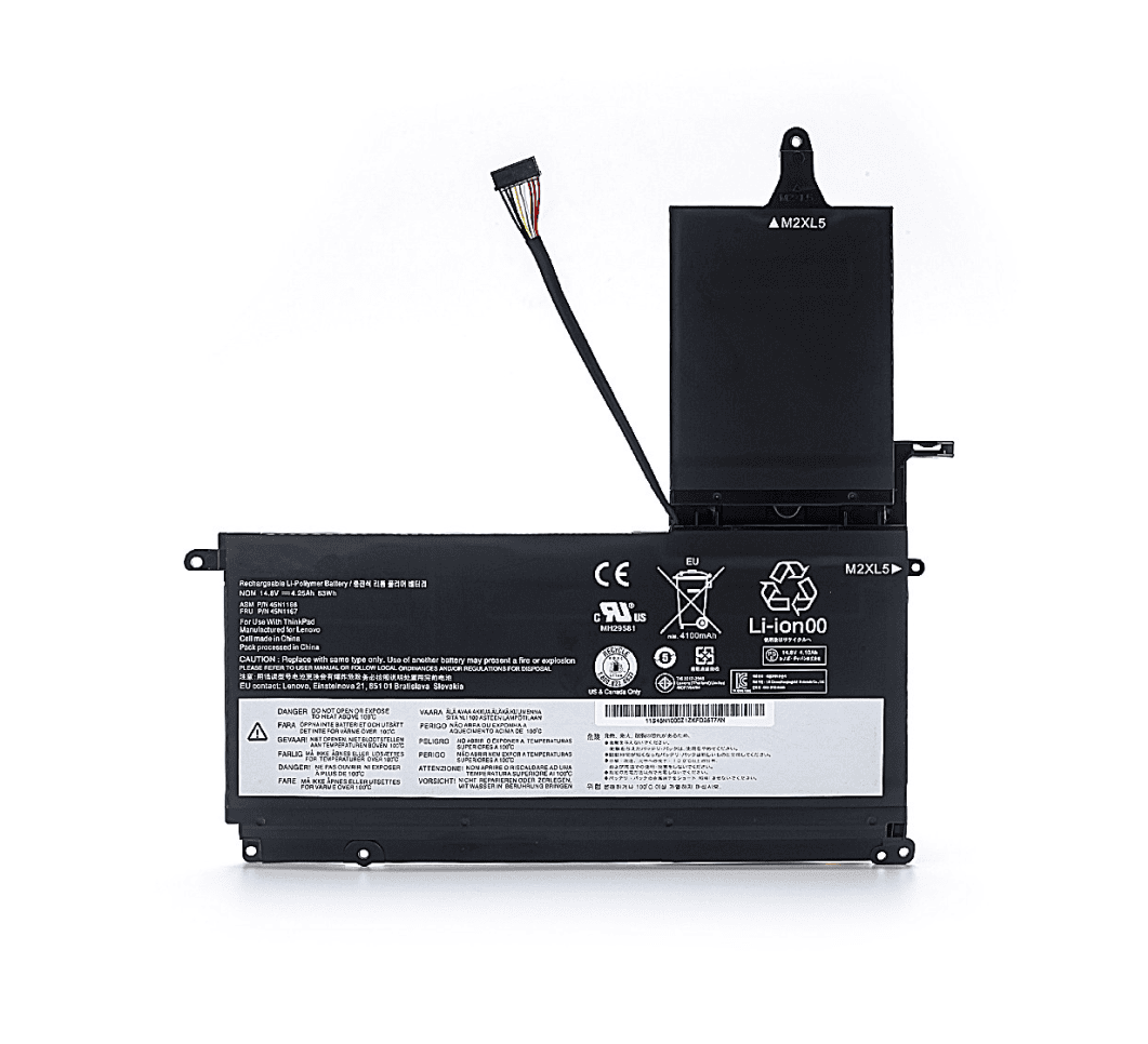 Lenovo Laptop Battery 3600mAh, 4-Cell High Quality for Lenovo 45N1166, 45N1167 – ThinkPad S5-S531, S540, S5 Series Laptops