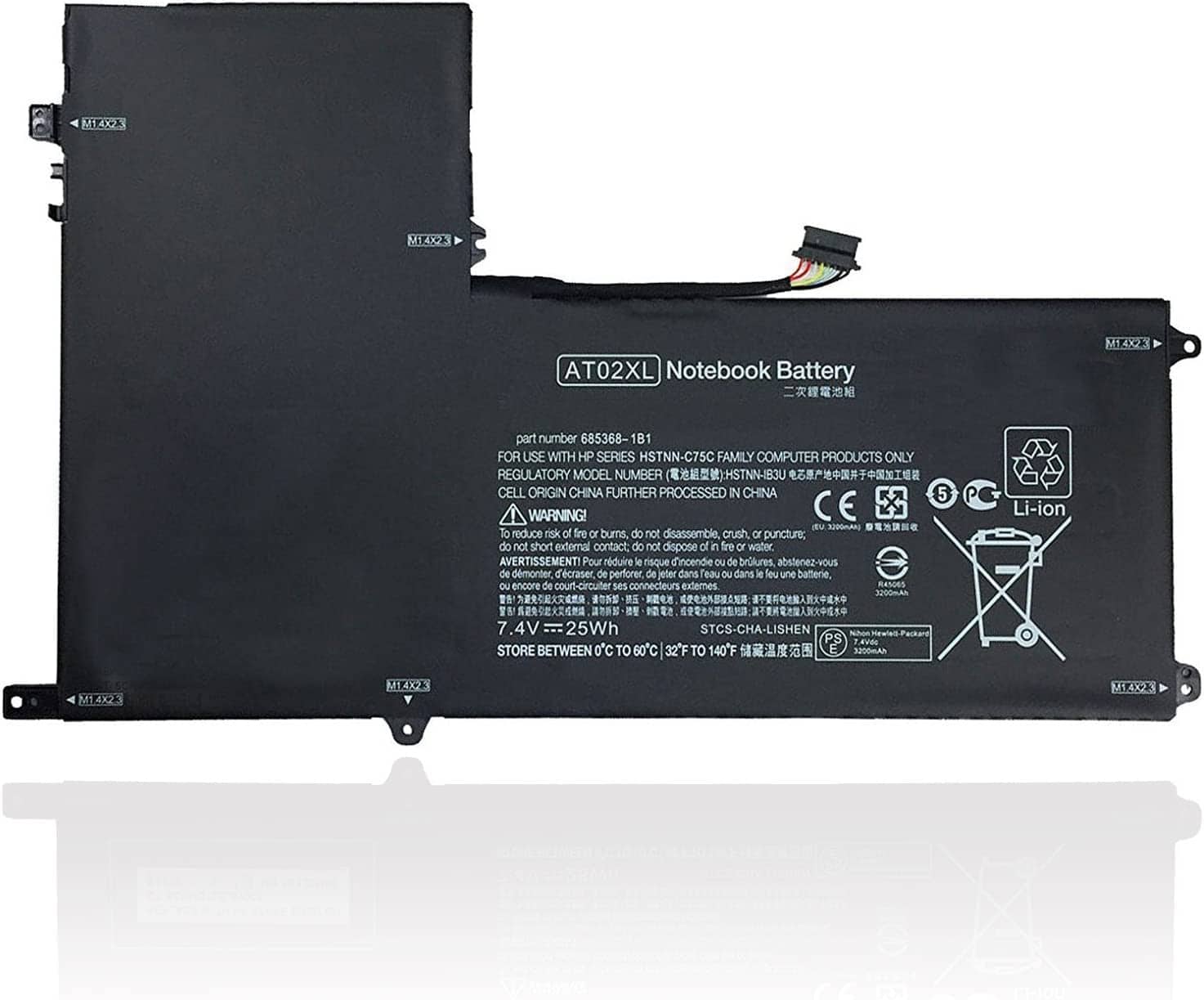 HP Laptop Battery 3500mAh, 2-Cell High Quality Compatible for HP AT02Xl – elitepad 900 Laptop