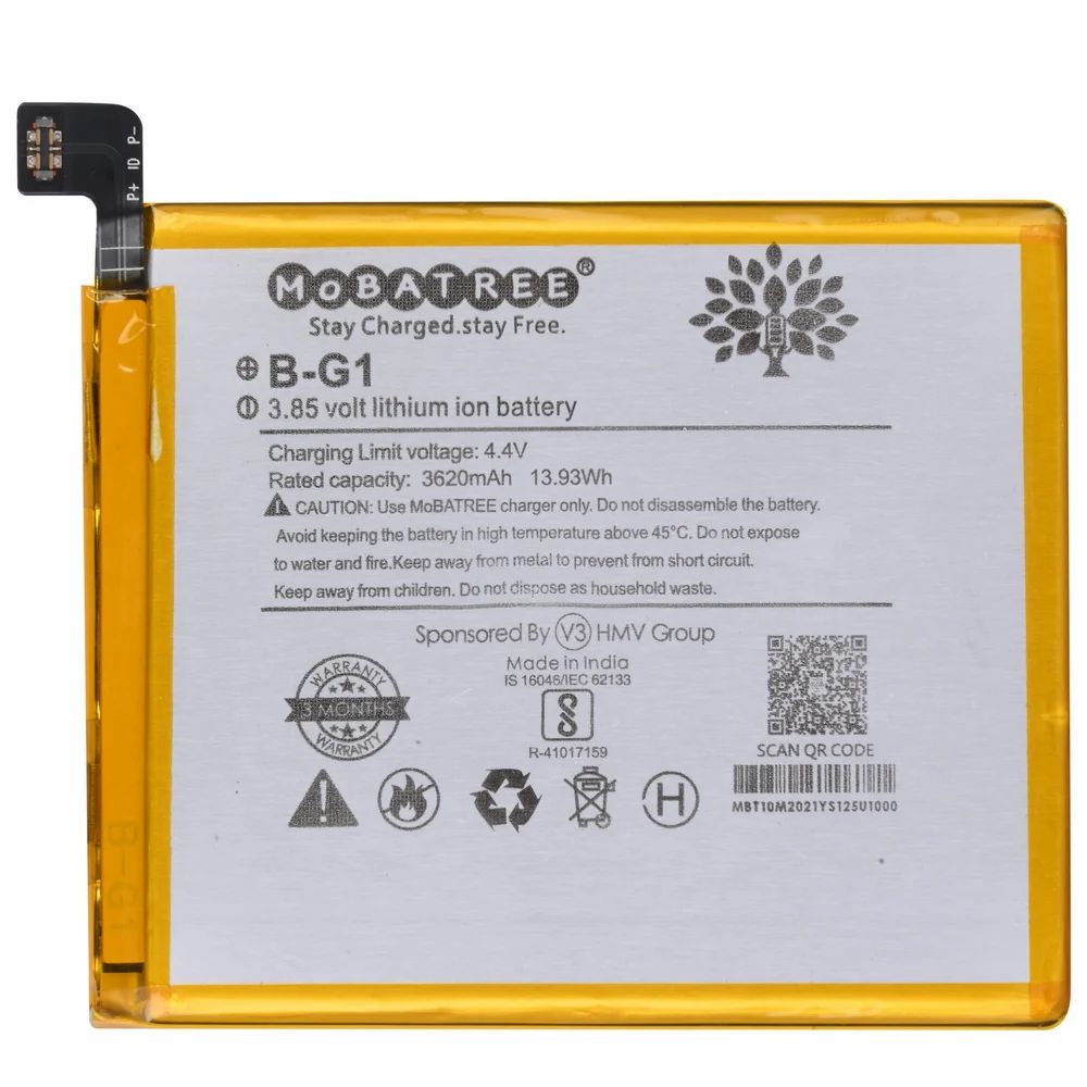 Vivo V15 Pro B-G1 Battery 100% Care Original