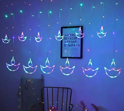 6+6 Pixel Diya String Light