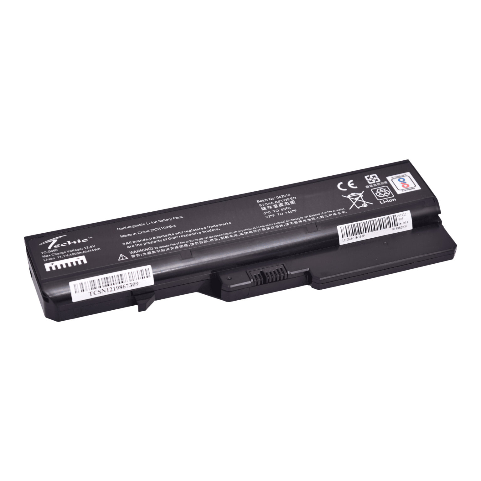 Compatible Battery for Lenovo G460 – G460A, G465, G470, G475, G560, G565, G570, G575 Laptops (4000mAh, 6-Cell)