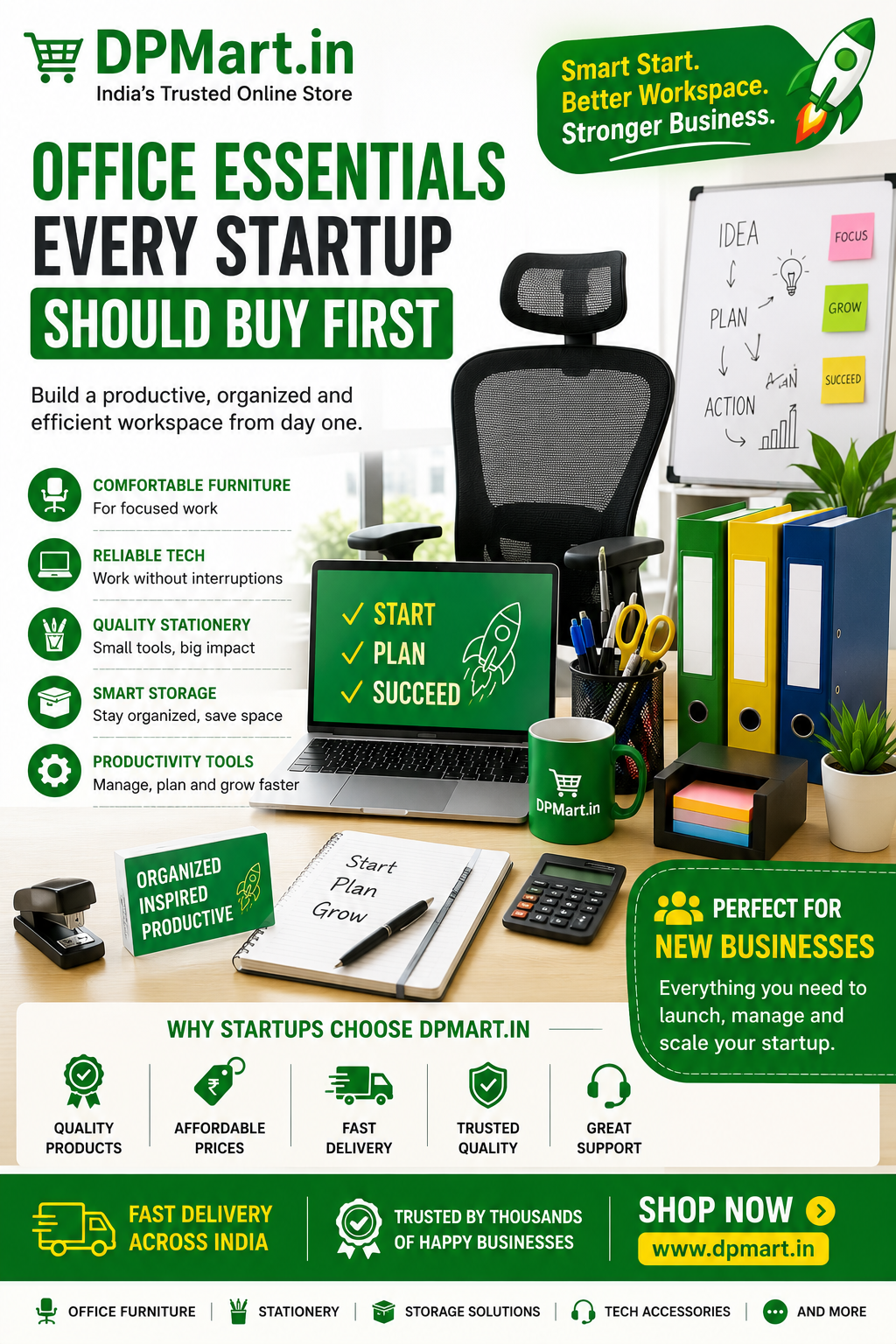 Office Essentials Every Startup Should Buy First