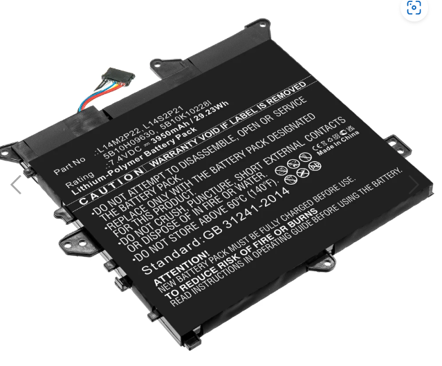 Lenovo Laptop Battery 4000mAh, 2-Cell High Quality Compatible for Lenovo L14M2P22 – L14S2P21, Flex 3-1120, Flex 3-1130 Laptop