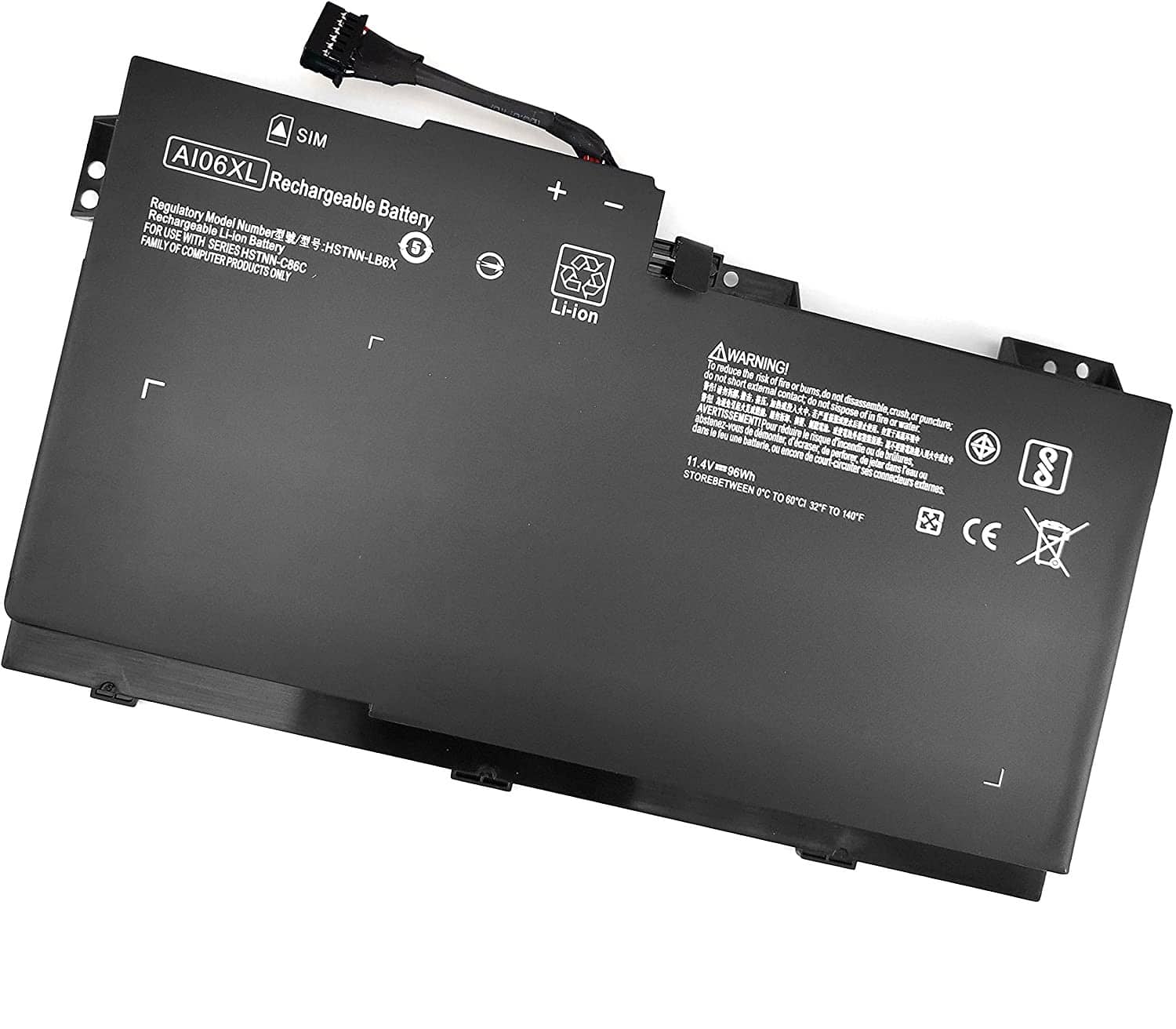 HP Laptop Battery 8300mAh, 3-Cell High Quality Compatible for HP AI06XL – A106XL, ZBook 17 G3 Laptop