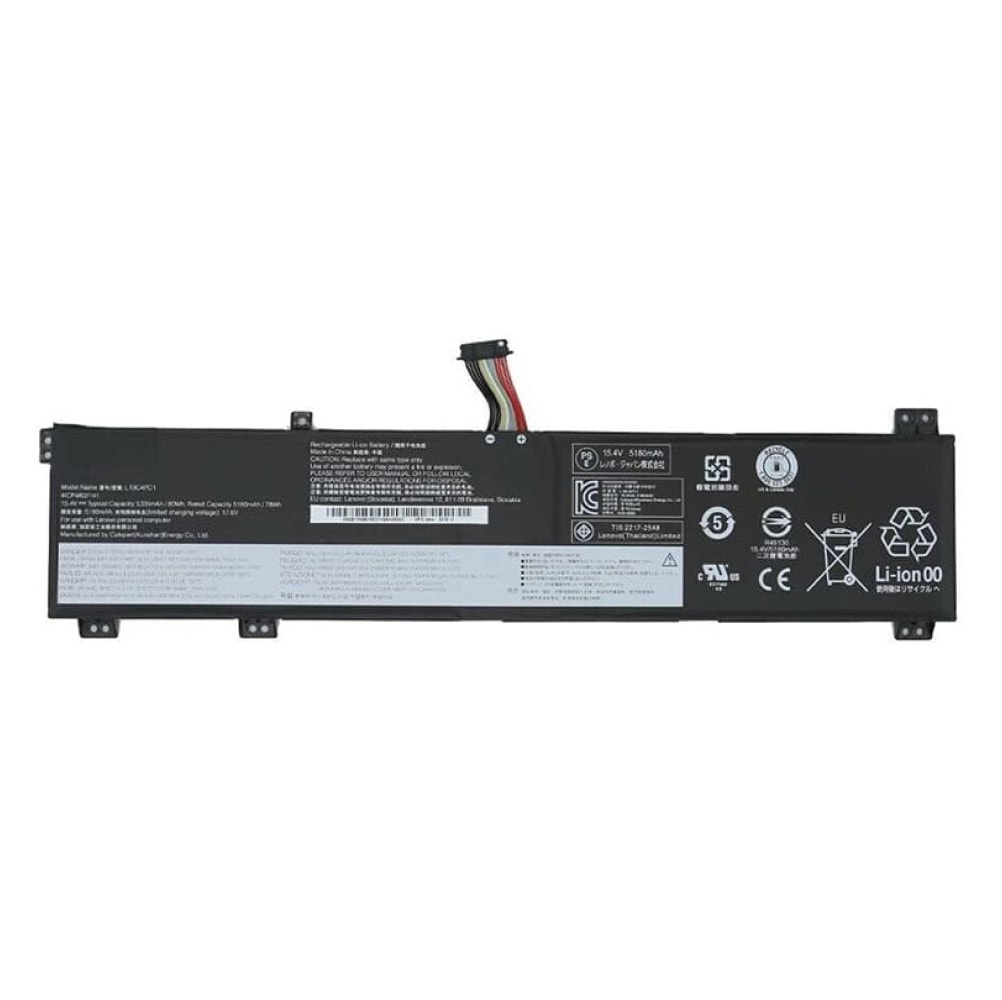 Battery for Lenovo L19C4PC2 – LEGION 5-15ARH05, 15IMH05, 15IMH6, 17IMH05 Laptops (5180mAh, 4-Cell)