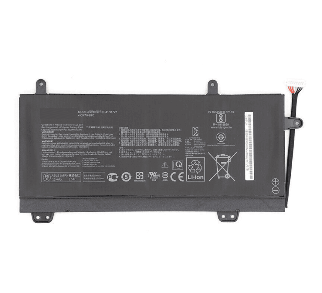 Asus Laptop Battery 2800mAh, 4-Cell High Quality for Asus C41N1727, Rog STRIX GM501GS, Rog ZEPHYRUS M GM501GS, GM501GM-WS74 Laptops