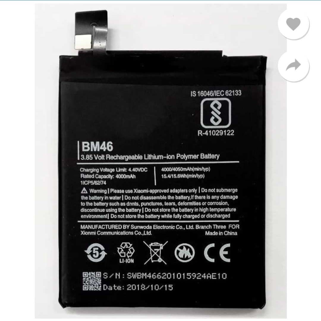 Mi Note 3/Note 3 Pro BM46 Battery 100% Care Original