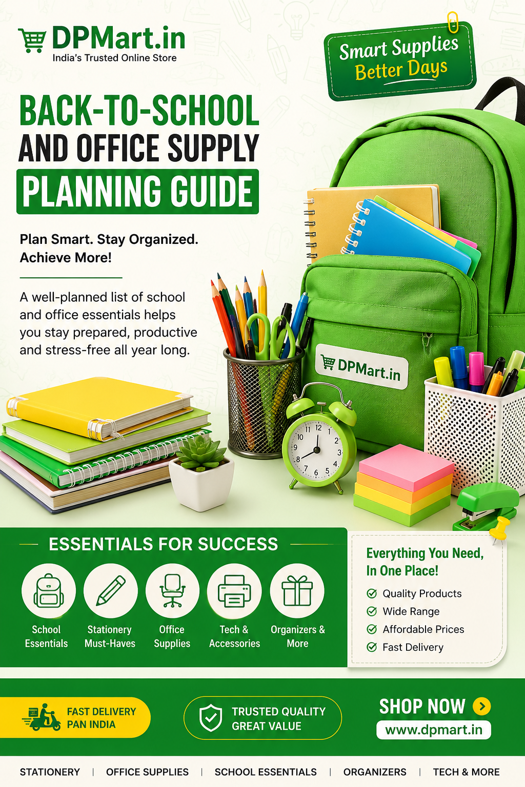 Back-to-School and Office Supply Planning Guide