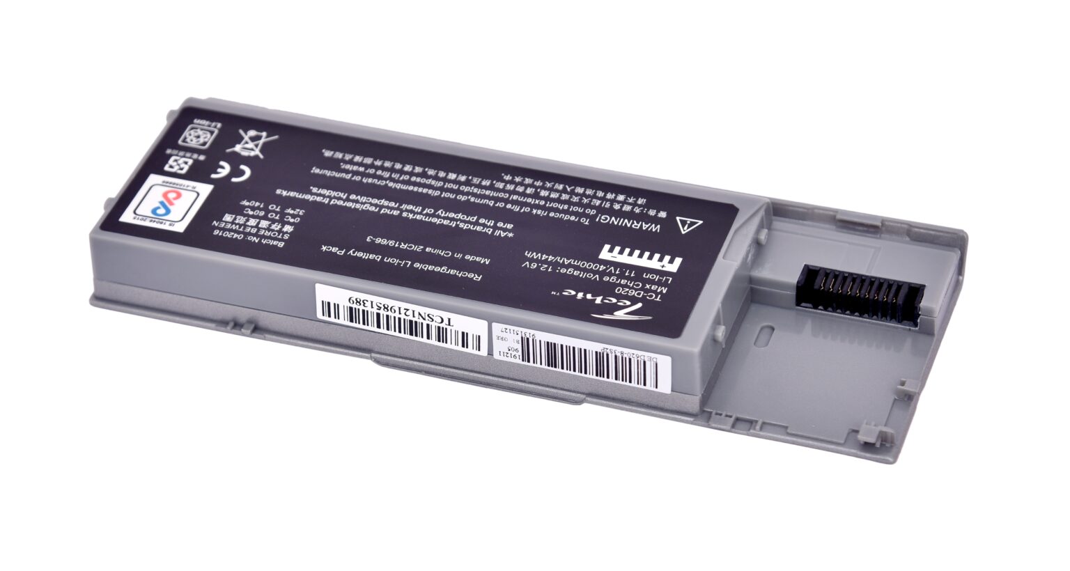 Compatible Battery for Dell D620 – Latitude D620, D630, D631, Precision M2300 Laptops (4000mAh, 6-Cell)
