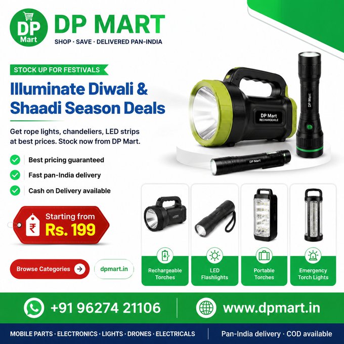 Light Up Every Celebration with DP Mart Deals! ????