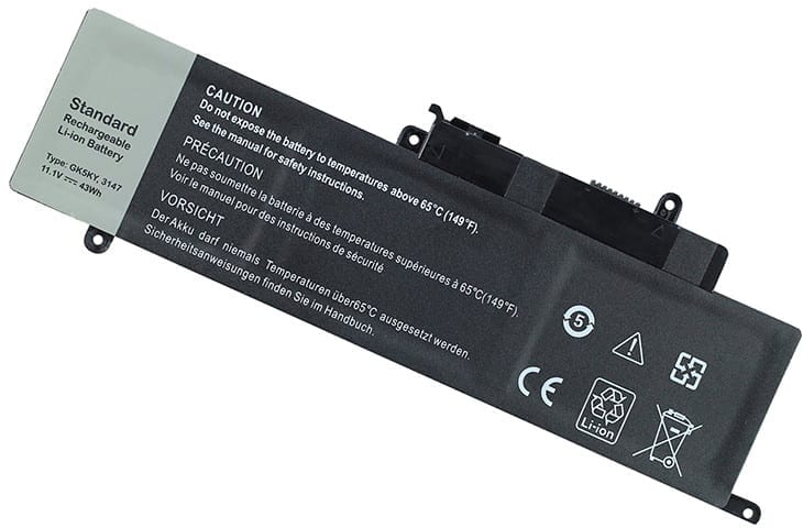 Compatible Battery for Dell 3147 – GG5KY, Inspiron 11 3147, 3148, 3157,13 7347, 7348 Series Laptops (4000mAh, 3-Cell)