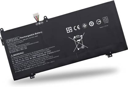 Compatible Battery for HP CP03060XL – Spectre x360 Convertible Laptops (4900mAh, 3-Cell)