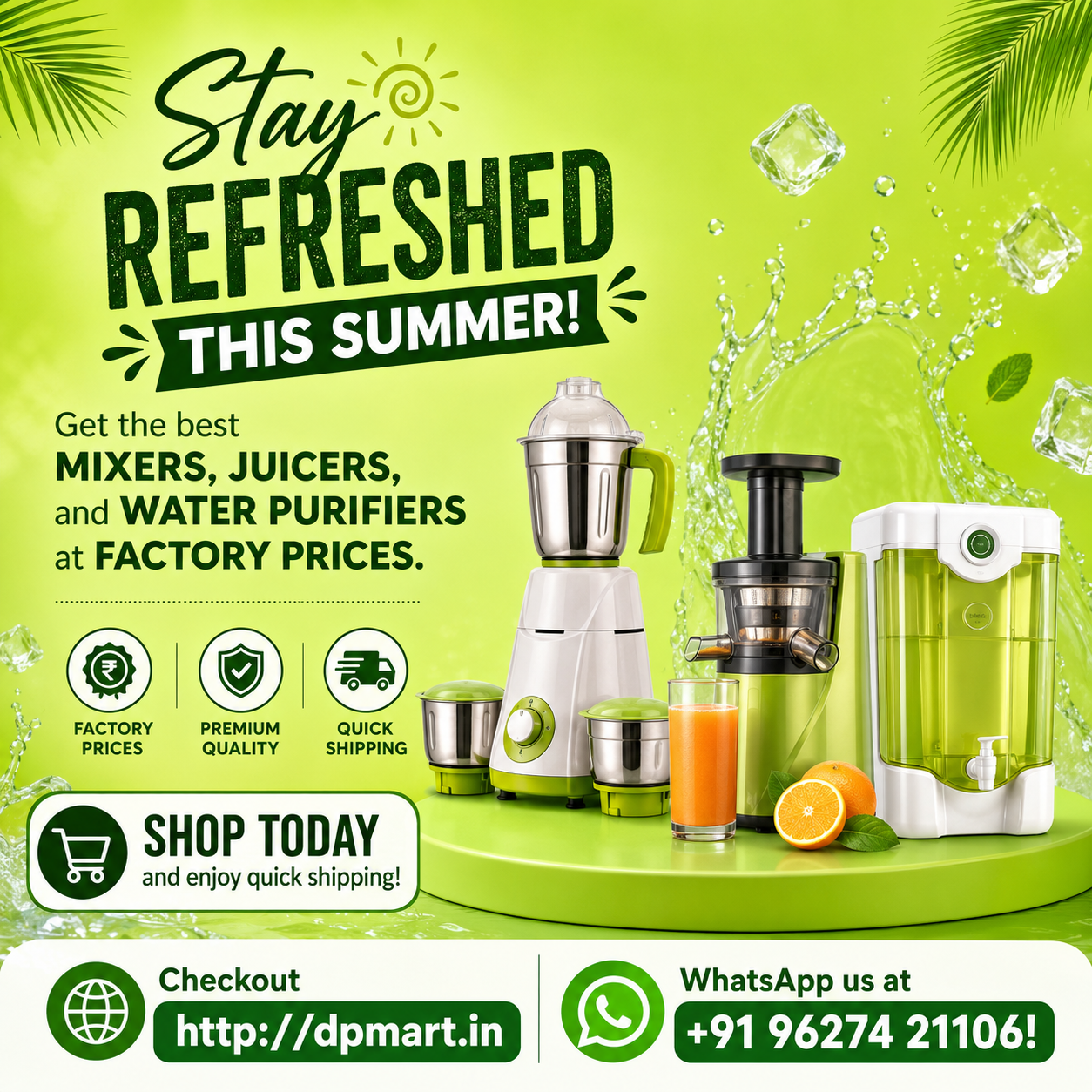 Wholesale Summer Appliance Sale – Fast Delivery Across India!