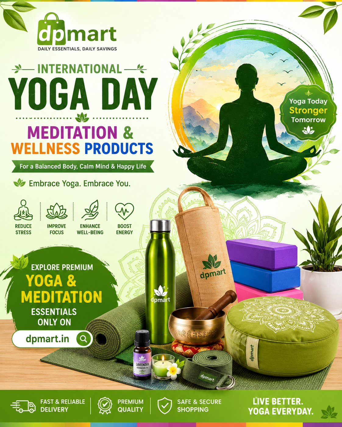 International Yoga Day Meditation & Wellness Products