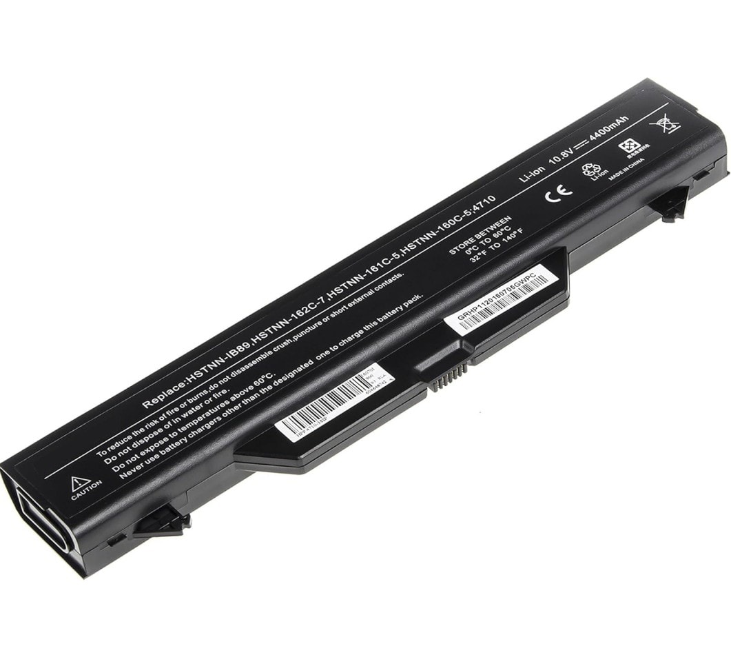 Compatible Battery for HP ProBook 4510S – HP ProBook 4720S, ZZ06, HSTNN-IB1C Laptops (4400mAh, 6-Cell)