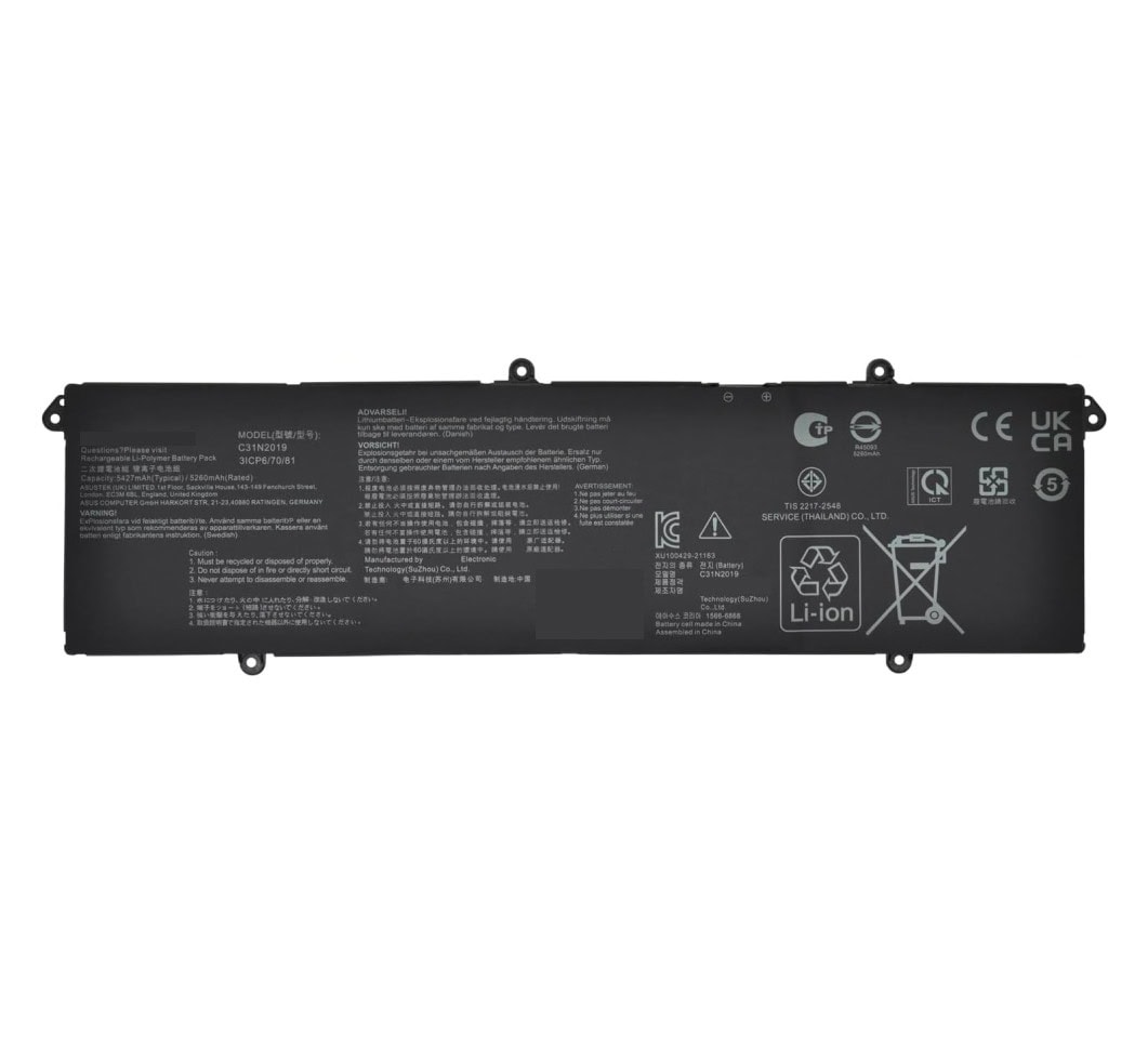 Battery for Asus C31N2019, C31N2024, VivoBook Pro 14 OLED, VivoBook Pro 14X OLED Series Laptops (4100mAh, 3-Cell)