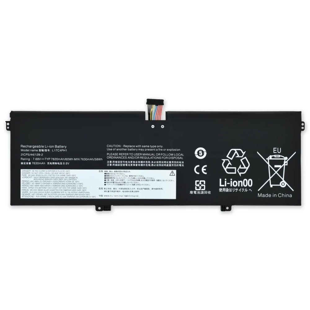 Battery for Lenovo YOGA C930-13IKB, L17C4PH1 – Lenovo Yoga C930-13IKB-81C4003VGE, 81EQ000HGE (7600mAh, 4-Cell)