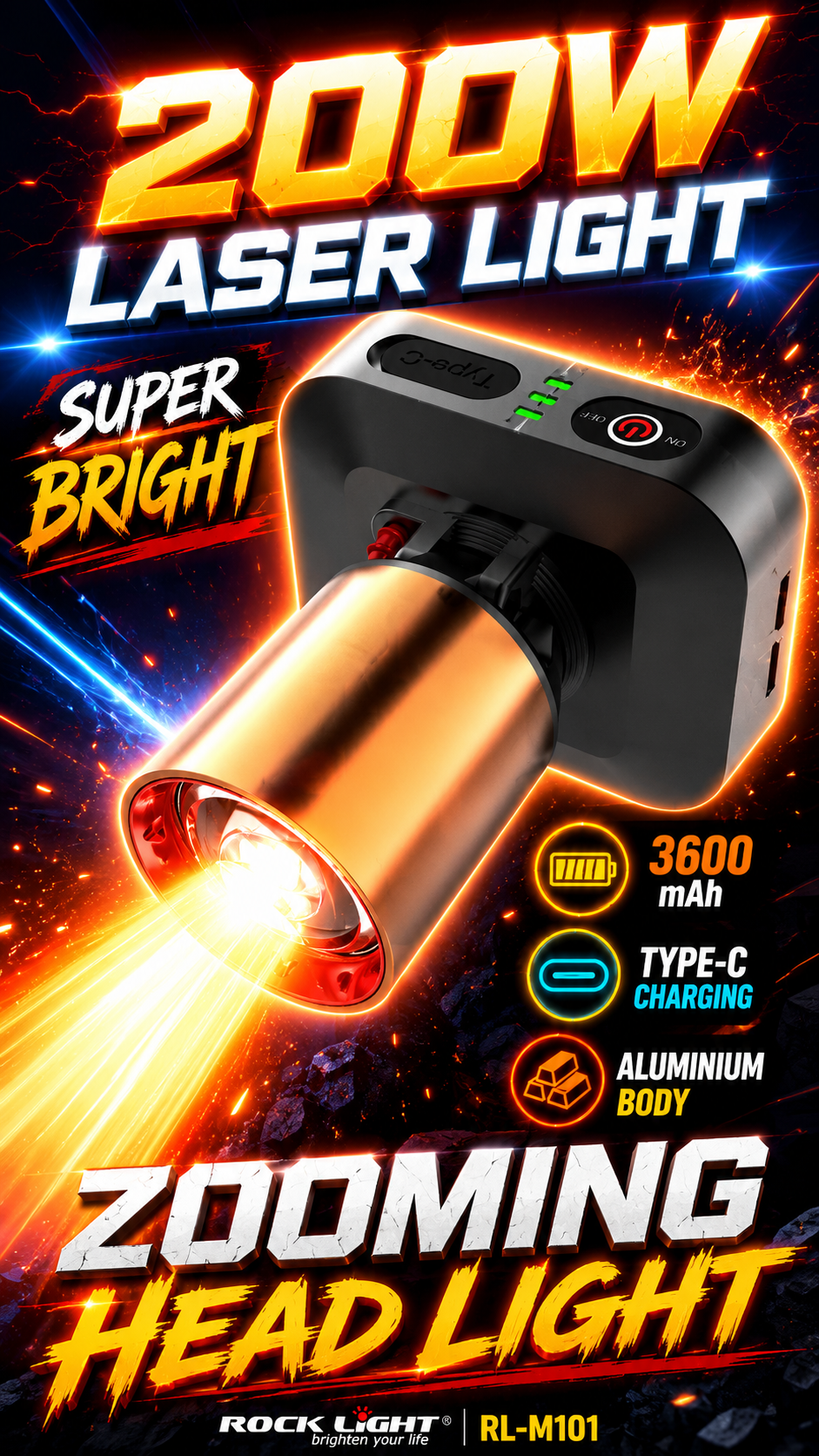 Rocklight Head Torch
