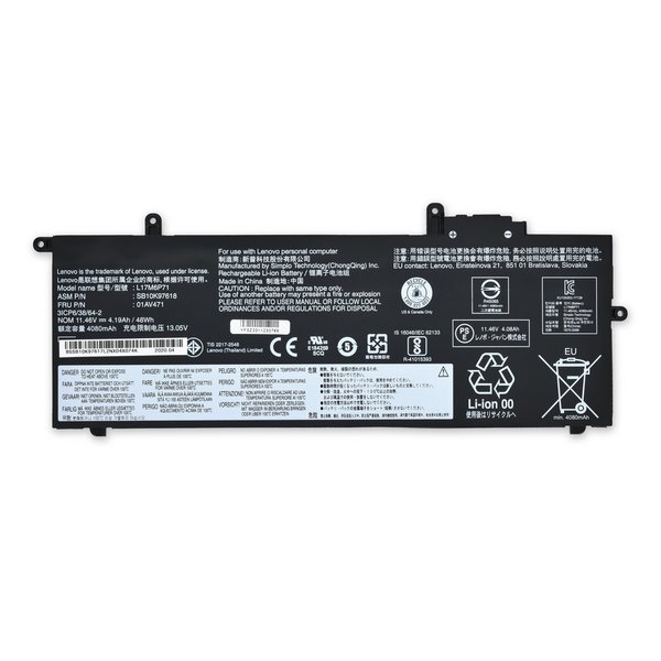 Lenovo Laptop Battery 3900mAh, 6-Cell High Quality Compatible for Lenovo Thinkpad X280 – 01AV470, L17L6P70, L17L6P72 Laptop