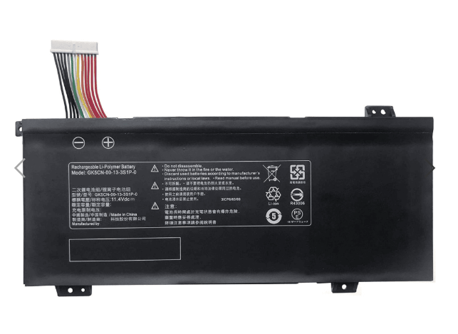 Getac Laptop Battery 3400mAh, 3-Cell High Quality Laptop Battery for Getac GK5CN – GK7CN6S, GK5CN4Z, XMG Neo 15, X8Ti, X9Ti Series Laptops