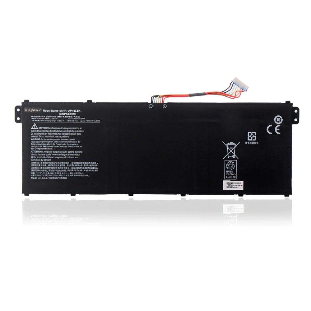 Compatible Battery for Acer AP18C8K – Swift 3 SF314-57-77MU, 3 SF314-57G-57HM, Chromebook 314 C933-C7GM (4350mAh, 3-Cell)