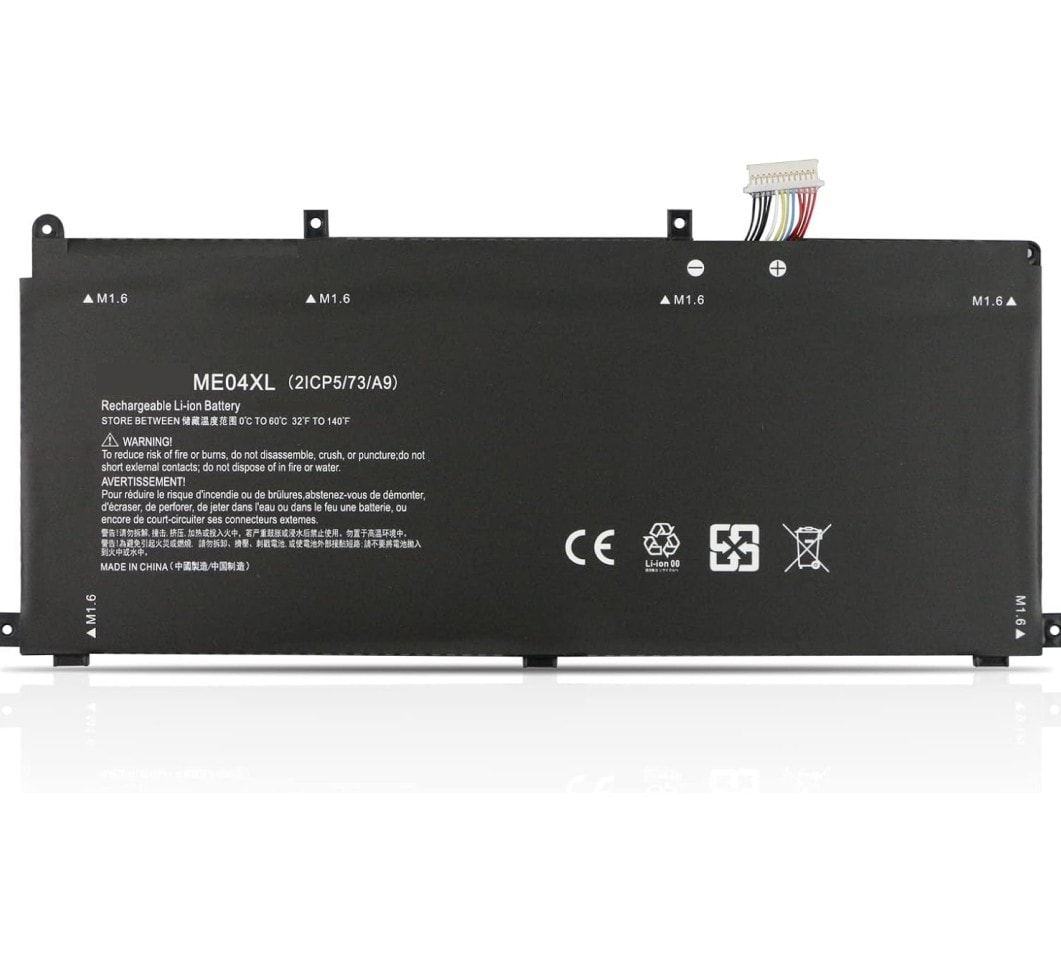 HP Laptop Battery 6000mAh, 4-Cell High Quality Compatible Battery for HP ME04XL – HSTNN-1B8D, HP Elite X2 1013 G3 Laptops