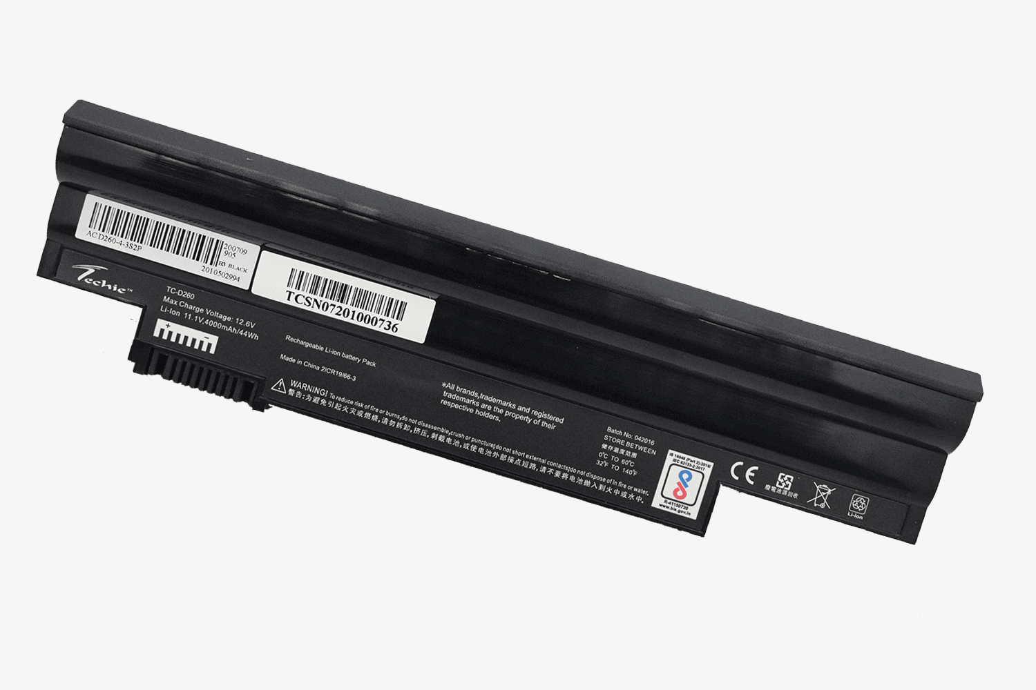 Compatible Battery for Acer D260 – Aspire One D255 Laptops (4000mAh, 6-Cell)