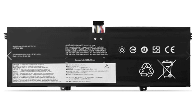Lenovo Laptop Battery 4400mAh, 4-Cell High Quality for Lenovo L17C4PB1, L17M4PB1 – IdeaPad 720S-15IKB Series Laptops