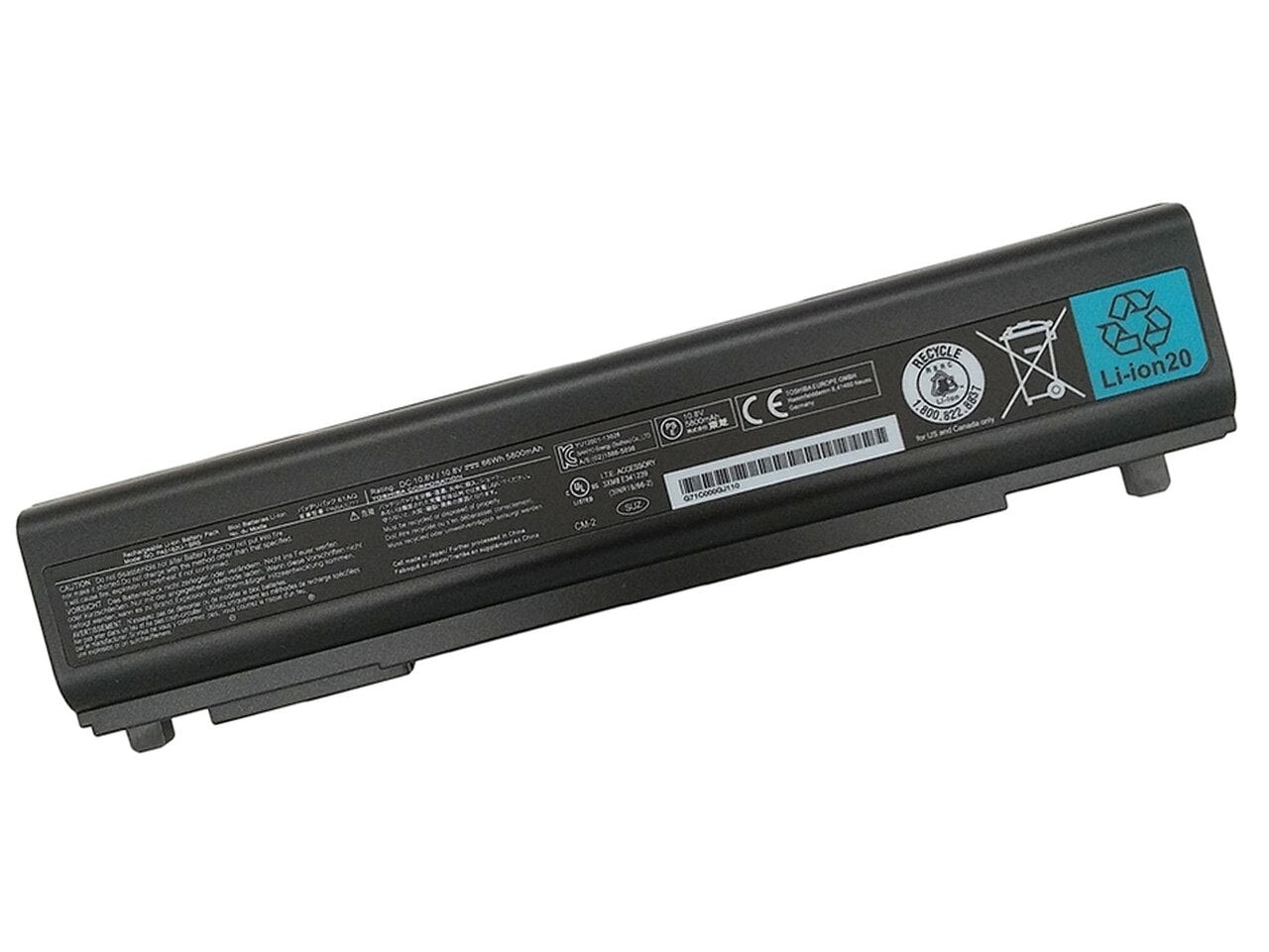 Compatible Battery for Toshiba PA5163U-1BRS – PA5174U-1BRS, PA5162U-1BRS Laptops (4000mAh,6-Cell)