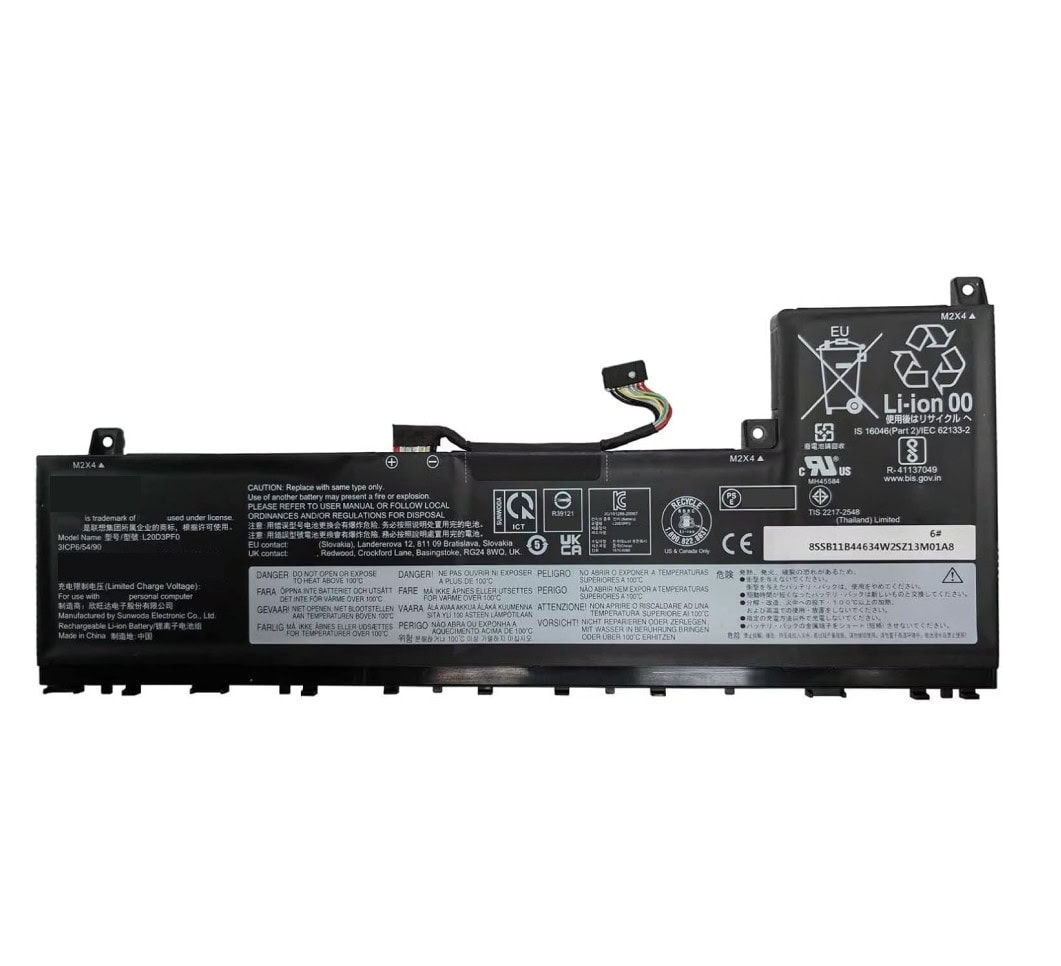 Battery for LENOVO L20M3PF1, IdeaPad 5 PRO 14ITL6, 14IAP7 Series Laptops (4650mAh, 3-Cell)