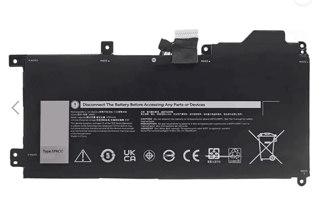 Dell Laptop Battery 3000mAh, 2-Cell High Quality Battery for Dell 1FKCC – T04J, D9J00, Latitude 7210 2-IN-1, 7200 2-IN-1 Laptops