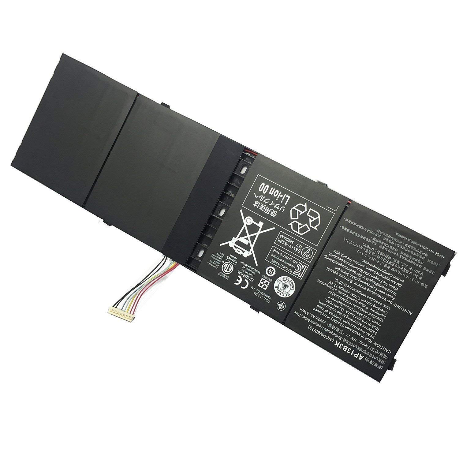 Compatible Battery for Acer V5-572G – AP13B3K, AP13B8K, Aspire V5-552G, V5-573P, V5-573G Laptops (3400mAh, 4-Cell)