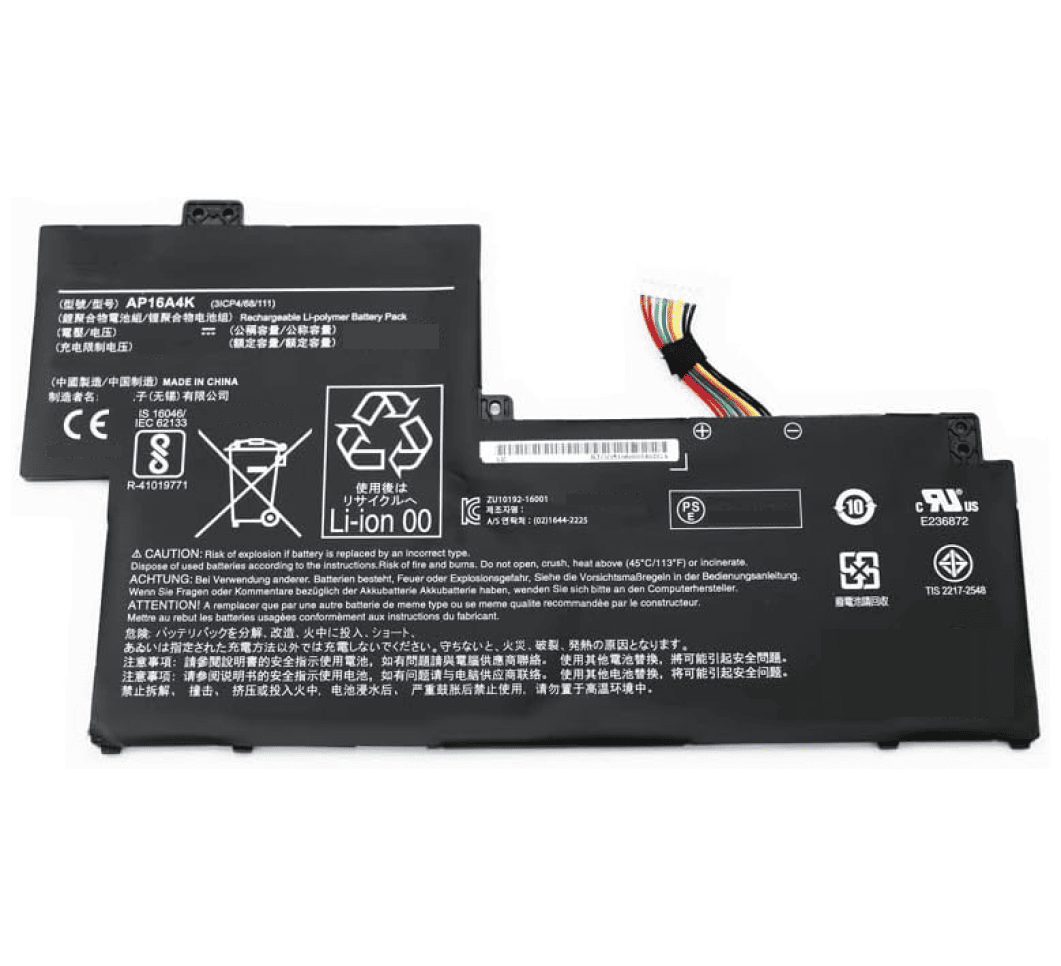 Acer Laptop Battery 3550mAh, 3-Cell High Quality for Acer AP16A4K – Aspire One CLOUDBOOK AO1-132, SWIFT 1 SF113-31 Series Laptops